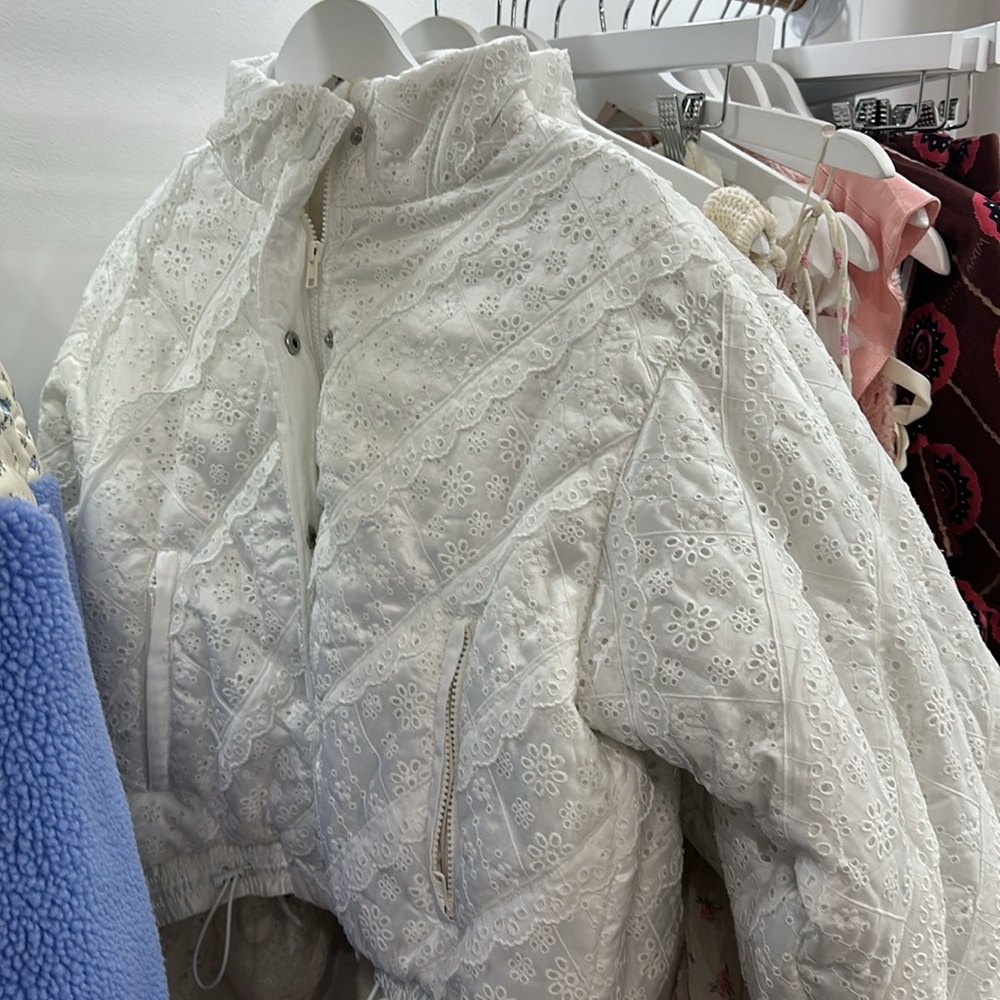 for love and lemons sloane eyelet puffer coat ⛄️ - Picture 3 of 8